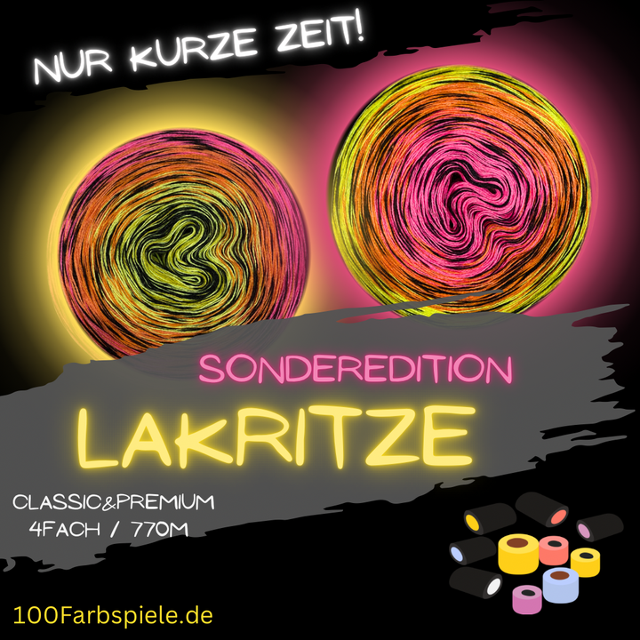 100Farbspiele Classic&amp;PREMIUM * Special Edition Liquorice &gt;&gt; ends 28.01.24 &lt;&lt; 