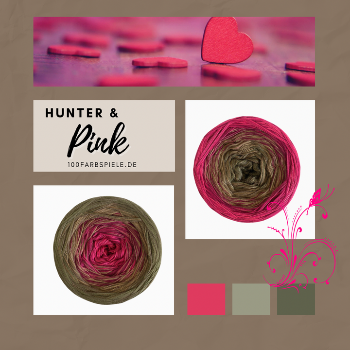 100 jeux de couleurs Classic&amp;PREMIUM Hunter &amp; Pink * termine le 03.03.24 *