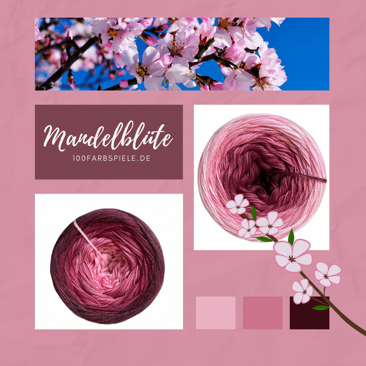 ** MANDELBLÜTE ** Unikat Classic&PREMIUM - 100Farbspiele