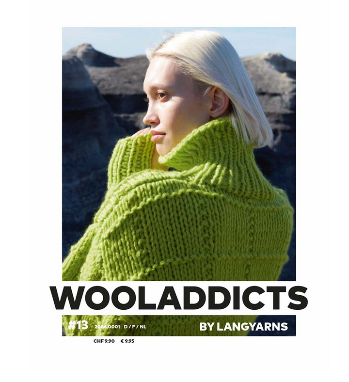 Langyarns Wooladdicts #13 aktuelle Wintermode 2024 Anleitungen - 100Farbspiele