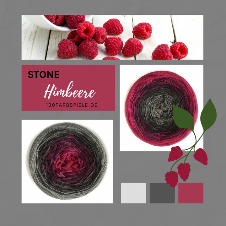 100 jeux de couleurs Classic&amp;PREMIUM STONE framboise