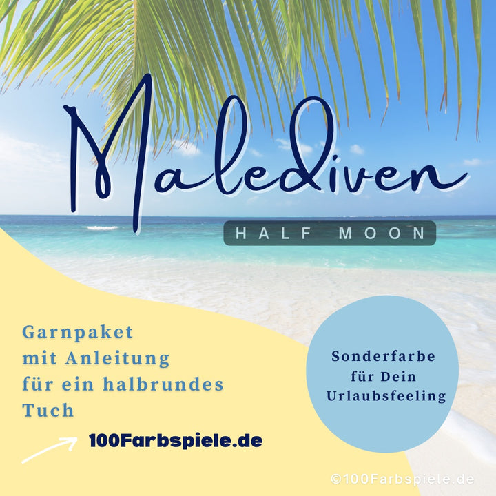 ** HALF Moon ***  mit Anleitung * Sonderfarbe Malediven * - 100Farbspiele